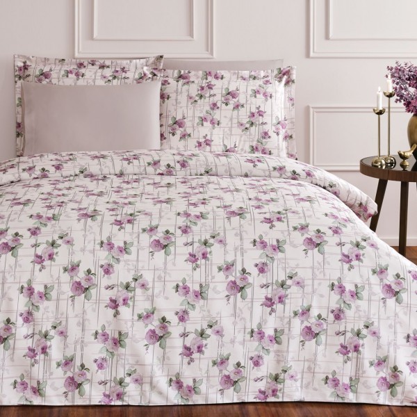 Комплект постельного белья Tivolyo Home SOFFIE розовый
